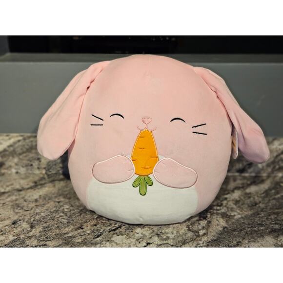 Squishmallows 12" Bop the Pink Bunny Plush Stuffed Animal Toy - Picture 1 of 7